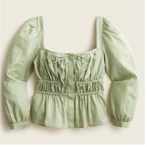 NWT J. Crew cinched waist top